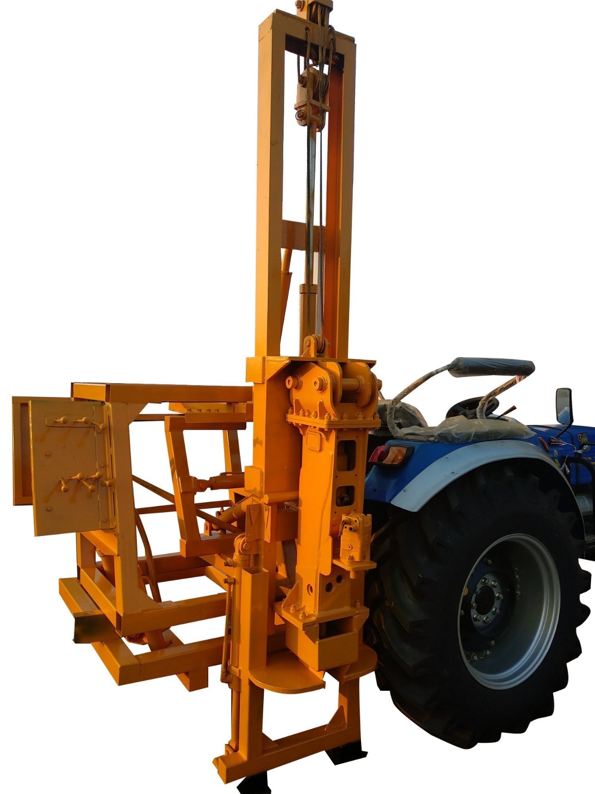Crash Barrier Installation Machine